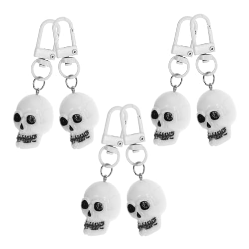Yardwe 6Stücke Halloween Schlüsselanhänger Gruselige Schlüsselanhänger Für Partys Dekoration Und Leicht Tragbar Und Langlebig Für Halloween Deko von Yardwe
