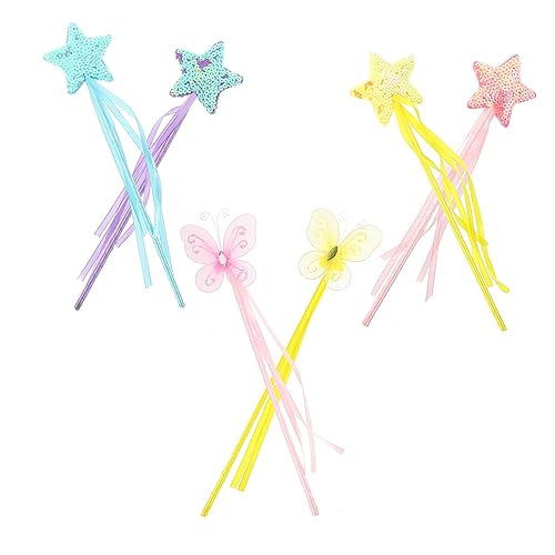 Yardwe 6Stücke Handgeführte Feenstäbe Für Design Für Cosplay Und Partys von Yardwe