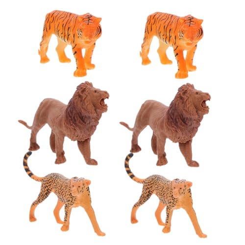 Yardwe 6Stücke Realistische Mini Tierfiguren Kuchendekoration Für Kindergeburtstage Cupcake Und Tier Kuchenverzierung Tiger Leopard Und Je Yardwe 6Stücke Realistische Mini Tierfiguren Kuchendekoration Für Kindergeburtstage Cupcake Und Tier Kuchenverzierung Tiger Leopard Und Je von Yardwe