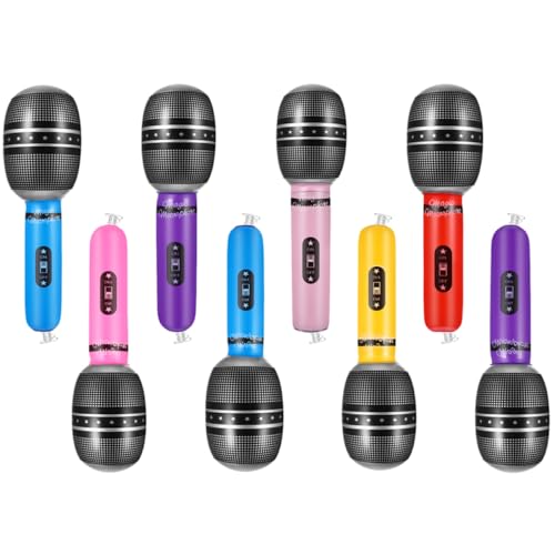 Yardwe 8 Stück Simulationsmikrofon Für Gefälscht Rosa Party Vorgeben Spiel Hoch Klein Stütze Karaoke Mikrofon-requisiten Vortäuschen Eines Mikrofonmodells Pvc Yardwe 8 Stück Simulationsmikrofon Für Gefälscht Rosa Party Vorgeben Spiel Hoch Klein Stütze Karaoke Mikrofon-requisiten Vortäuschen Eines Mikrofonmodells Pvc von Yardwe