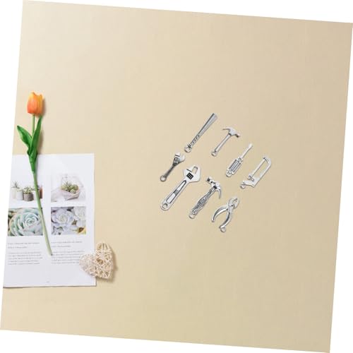 Yardwe 8 Stück Teiliges Diy Schmuckzubehör mit Schraubenschlüssel Anhängern und Zangen Vielseitige Bastelmaterialien für Ohrringe und Armbänder Kreatives Design für Schmuckherstellung und von Yardwe