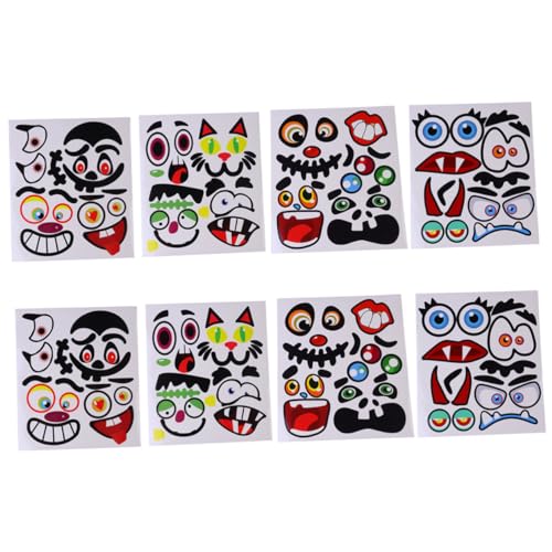 Yardwe 8 Stück Teiliges Halloween Emoticon Sticker Set mit Kürbis und Geist Designs Je Sichere Party Dekoration für Halloween Osterfeiern und Kinderbasteln Yardwe 8 Stück Teiliges Halloween Emoticon Sticker Set mit Kürbis und Geist Designs Je Sichere Party Dekoration für Halloween Osterfeiern und Kinderbasteln von Yardwe