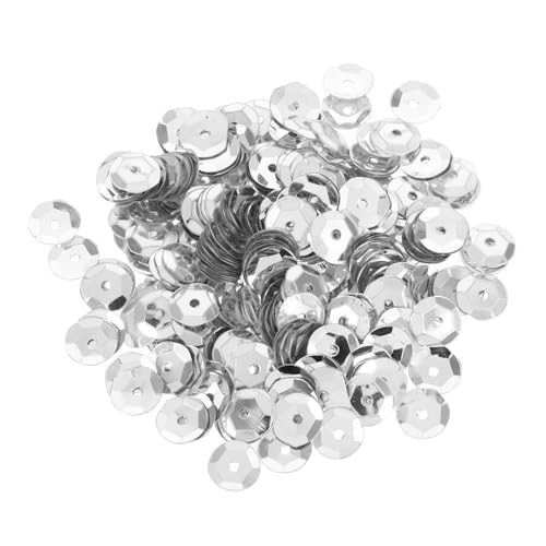 Yardwe 800Stücke Runde Pailletten Silberfarben Flache Perlen mit Löchern für Bastelarbeiten Nähen Hochzeit und Schmuckherstellung Glitzernde Deko für Kreative Projekte Yardwe 800Stücke Runde Pailletten Silberfarben Flache Perlen mit Löchern für Bastelarbeiten Nähen Hochzeit und Schmuckherstellung Glitzernde Deko für Kreative Projekte von Yardwe