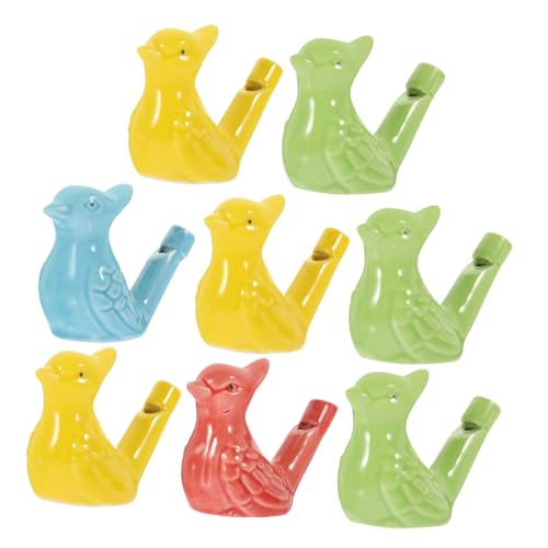 Yardwe 8Stücke Keramische Vogel Pfeifen Cartoon Pfeifenspielzeuge Für Entzückende Im Vogel Design Partys Und Spielspaß Yardwe 8Stücke Keramische Vogel Pfeifen Cartoon Pfeifenspielzeuge Für Entzückende Im Vogel Design Partys Und Spielspaß von Yardwe