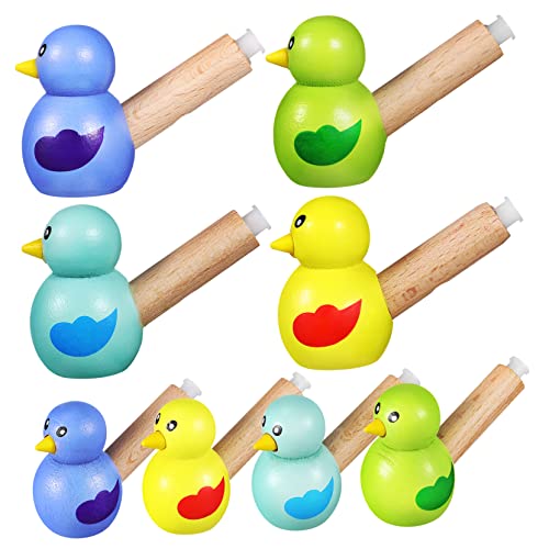 Yardwe 8Stücke Teiliges Holz Vogelpfeifen Für Musikalisches Zur Klangrhythmus Verbesserung Für Geburtstagsfeiern Und Kreative Unterhaltung Leicht Und Kindgerecht von Yardwe