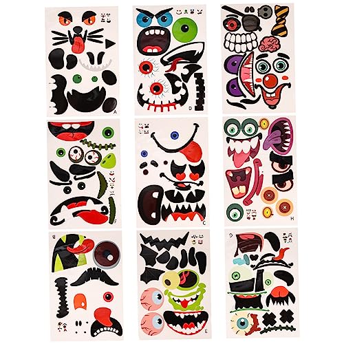 Yardwe 9 Blätter Halloween Diy Kürbis Sticker mit Lustigen Kürbisgesichtern Selbstklebende Halloween Deko Aufkleber für Party Fenster Wand Tür Vielseitige Supplies und Style Decals Yardwe 9 Blätter Halloween Diy Kürbis Sticker mit Lustigen Kürbisgesichtern Selbstklebende Halloween Deko Aufkleber für Party Fenster Wand Tür Vielseitige Supplies und Style Decals von Yardwe