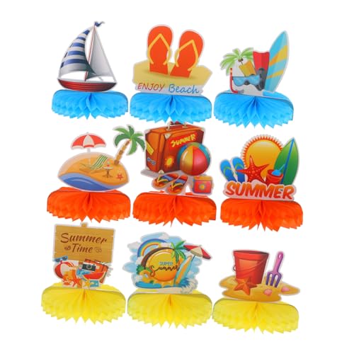 Yardwe 9 Stück Papierwabendekor Fiesta Party Mittelstücke Sommer Strand Dekorationen Bienenwabe Lieferungen Stroh Aha Dekorative Papierrequisite Hawaiianische Wabe Yardwe 9 Stück Papierwabendekor Fiesta Party Mittelstücke Sommer Strand Dekorationen Bienenwabe Lieferungen Stroh Aha Dekorative Papierrequisite Hawaiianische Wabe von Yardwe