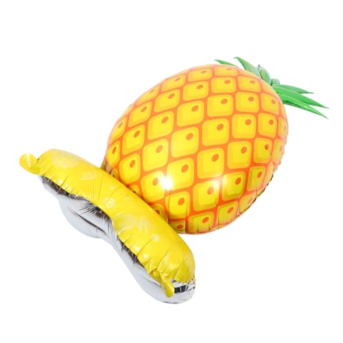 Yardwe Ananas-Ballon geburtstagsdekorationen aus obst Luftballons für die Party Schwimmbad hawaii party deko sommer party deko Folienballons Partyballons Aluminiumfolie Yellow von Yardwe
