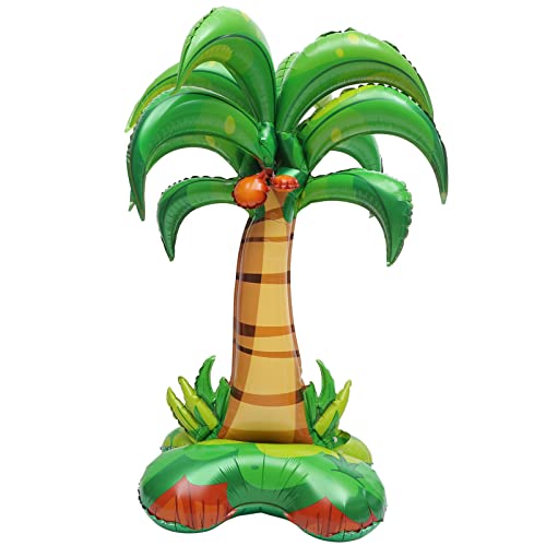Yardwe Aufblasbarer Folienballon Palmbaum Große Luftballons Für Hawaii Partys Tischdeko Und Fotorequisiten Langlebig Und Farbenfroh Für Unvergessliche von Yardwe