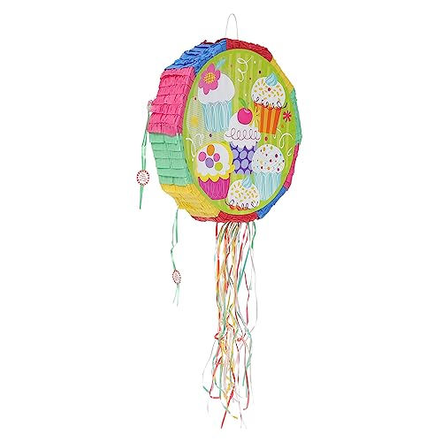 Yardwe Candy Knock present Box für Creme -Pinata- aus Papier Sommerfest-Piñata Piñatas zum Thema Sommer Pinata- Geburtstag Piñata kleine Piñata Piñata- von Yardwe