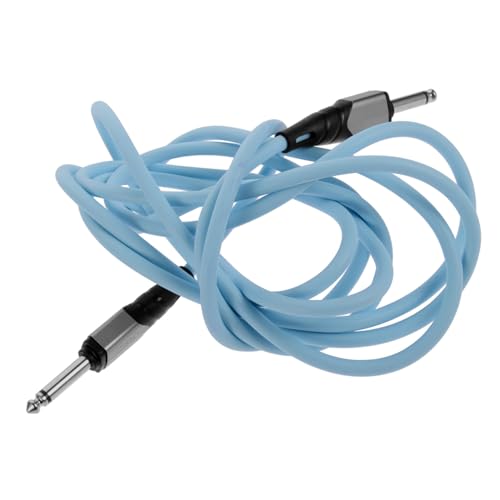 Yardwe E Gitarrenkabel Gitarrenkabel Pedalboardkabel Gitarrenpedalanschluss Gitarrenakkord Gitarren Patchkabel E Gitarrenzubehör Instrumentenkabel Ampkabel Pvc Himmelblau von Yardwe