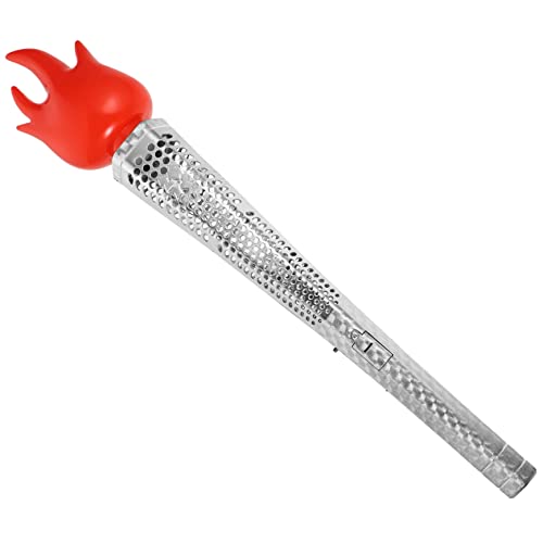 Yardwe Fackel-requisiten Lagerfeuer Dame Flamme Leistung Geburtstagsparty Begünstigt Party Gefälligkeiten Led Partyartikel Für Farbe Taschenlampe Plastik Silber von Yardwe
