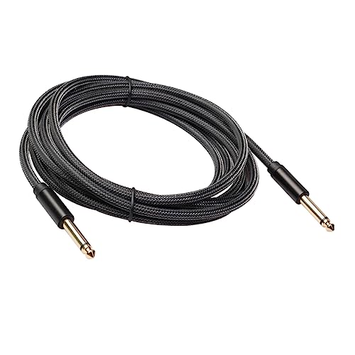 Yardwe Gitarren Audio Kabel Geschirmtes Bass Kabel für Herausragende Klangqualität für Elektrische Gitarren Langlebig und Robust Schwarz Yardwe Gitarren Audio Kabel Geschirmtes Bass Kabel für Herausragende Klangqualität für Elektrische Gitarren Langlebig und Robust Schwarz von Yardwe