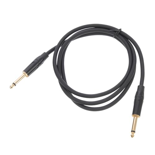 Yardwe Gitarren Audiokabel Schwarz Hochwertiges Gitarren Audiokabel Für Elektrische Gitarren Und Langlebig von Yardwe