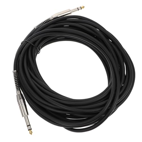 Yardwe Gitarrenkabel Professionelles Audio Kabel für Gitarre und Bass Langlebig für Studioaufnahmen und Live Performances Hohe Übertragungsqualität von Yardwe
