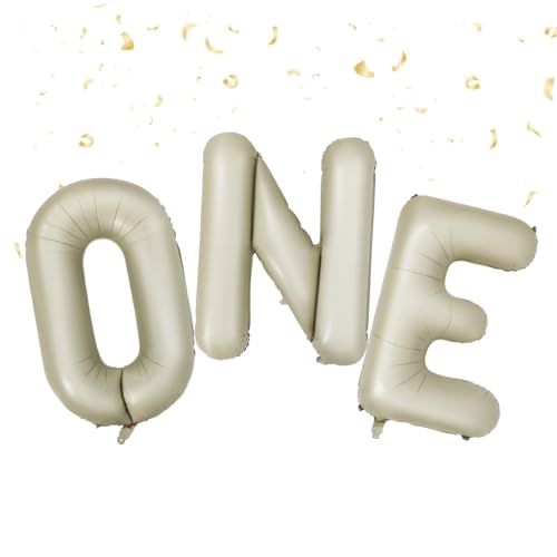 Yardwe Großer Buchstaben Aluminiumfilm Wortballons eine Geburtstagsdekoration eins Brief Party Pastell luftballons Ballondekorationen 1 Ballonnummer Aluminiumfolie Beige Yardwe Großer Buchstaben Aluminiumfilm Wortballons eine Geburtstagsdekoration eins Brief Party Pastell luftballons Ballondekorationen 1 Ballonnummer Aluminiumfolie Beige von Yardwe