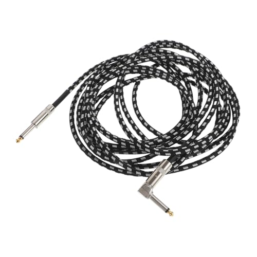 Yardwe Instrumentenkabel für Gitarre Bass Keyboard Geräuschreduzierendes Audio Kabel mit Geradem und Abgewinkeltem Stecker Langlebig und Flexibel für Optimale Klangqualität Yardwe Instrumentenkabel für Gitarre Bass Keyboard Geräuschreduzierendes Audio Kabel mit Geradem und Abgewinkeltem Stecker Langlebig und Flexibel für Optimale Klangqualität von Yardwe