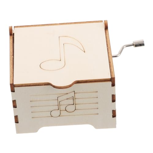 Yardwe Kasten Musikbox -lehrwerkzeug Für Spieluhren Aufziehen Musikspielzeug Jugendwissenschaftskits Technisches DIY-wissenschaftsexperiment Holz Khaki von Yardwe