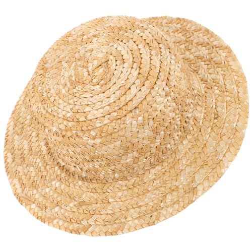 Yardwe Kleine Strohhutpuppe Puppenhut Niedlicher Hut Puppenkleidungszubehör Handgemachter Hut Mini Hüte Kappe Spitze Puppenmütze selber Machen Weben Handwerk Hutverzierung Khaki Yardwe Kleine Strohhutpuppe Puppenhut Niedlicher Hut Puppenkleidungszubehör Handgemachter Hut Mini Hüte Kappe Spitze Puppenmütze selber Machen Weben Handwerk Hutverzierung Khaki von Yardwe
