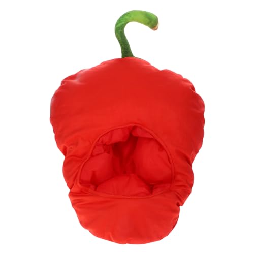 Yardwe Kopfabdeckung Roter Pfeffer Partyhut Elegant Hüte Herren Schrägstrich Karnevals-foto-requisite Cosplay Pfefferhut Festival Kopfbedeckung Cartoon-pfefferhut Plüsch Yardwe Kopfabdeckung Roter Pfeffer Partyhut Elegant Hüte Herren Schrägstrich Karnevals-foto-requisite Cosplay Pfefferhut Festival Kopfbedeckung Cartoon-pfefferhut Plüsch von Yardwe