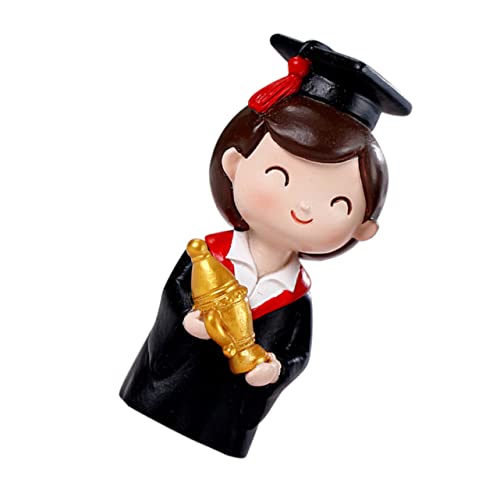 Yardwe Kuchen Dekoration Für Abschlussfeier Realistische Studentenpuppe Deko Für Desserttisch Einzigartiges Zur Graduierung Accessoire Für Feierliche von Yardwe