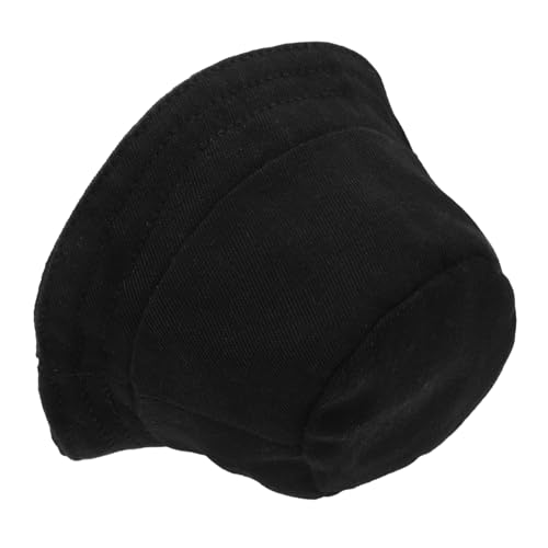 Yardwe Mini-Hut Puppenaccessoire Puppenhut Puppenverkleidung Puppenzubehör Hut Puppenkleidung süße Puppenmütze Rosa Party für klein Kappe Miniaturhüte Mall-Hut Miniaturhut Polyester Black von Yardwe