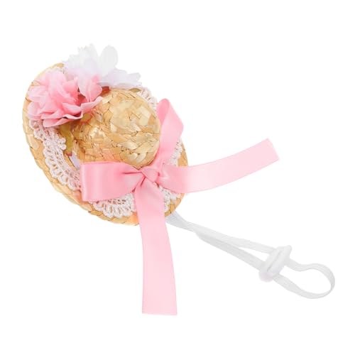 Yardwe Miniatur Gewebter Puppenhut für Sommer Rattan und Stoff Accessoire für Puppen Innendurchmesser 4cm für Puppenpartys und Fotografie Yardwe Miniatur Gewebter Puppenhut für Sommer Rattan und Stoff Accessoire für Puppen Innendurchmesser 4cm für Puppenpartys und Fotografie von Yardwe