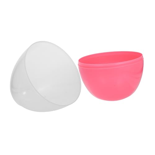 Yardwe Offene Eierschale zu Ostern leer Party Urlaub Süßigkeiten befüllbar Die Austernidee DIY Ostereier Eier für Verlosung Festliche Eier Eiersuche Ostern Ornament Ball Plastik von Yardwe