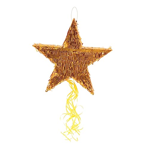 Yardwe Pentagram Form Pinata Für Kindergeburtstage Und Feste Partydekoration Zum Befüllen Mit Süßigkeiten Und Geschenken Kreative Feierdekoration von Yardwe