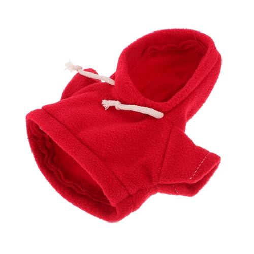 Yardwe Plüschbärenkleidung Spielzeugkleidung Kleidung Für Spielzeugbären Tierspielkleidung Puppenkleidung Tragen Weihnachtspuppenkleidung DIY Puppen-nähspielzeug Bärenshirt Rot Stoff von Yardwe