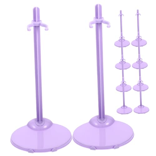 Yardwe Puppenständer 10 Stück für Puppen Display Halterung Praktische Puppen Unterstützung zur Aufbewahrung und Präsentation Stabiler Puppenhalter für Kinderzimmer von Yardwe