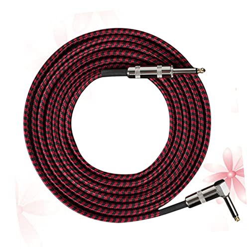 Yardwe Rechtwinkliges Gitarren Audio Kabel mit Geräuschreduzierung Hochwertige Geflochtene Verbindung für Gitarre Bass und Keyboard Tinned Break Design Vielseitig Einsetzbar Yardwe Rechtwinkliges Gitarren Audio Kabel mit Geräuschreduzierung Hochwertige Geflochtene Verbindung für Gitarre Bass und Keyboard Tinned Break Design Vielseitig Einsetzbar von Yardwe