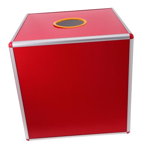 Yardwe Tombola Box Einseitig Durchsichtiger Quadratischer Behälter für Abstimmungstickets Spendenbox für Hochzeiten Geburtstagsfeiern und Firmenveranstaltungen Robustes von Yardwe
