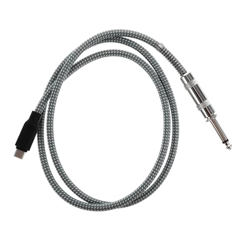 Yardwe USB C Instrumentenkabel Audio Buchse Zu USB C Adapter Für Gitarre Smartphones Und Computer Langlebige Konstruktion Hohe Kompatibilität Für Aufnahmen von Yardwe