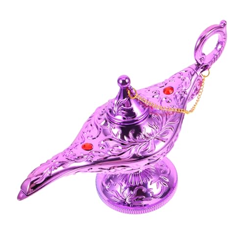 Yardwe Vintage Wunschlampe aus Dekorative Retro Lampe für Party Vielseitige Deko für Geburtstage und Sammlerstücke Lebendige Reliefmuster Langlebig und Rostfrei von Yardwe