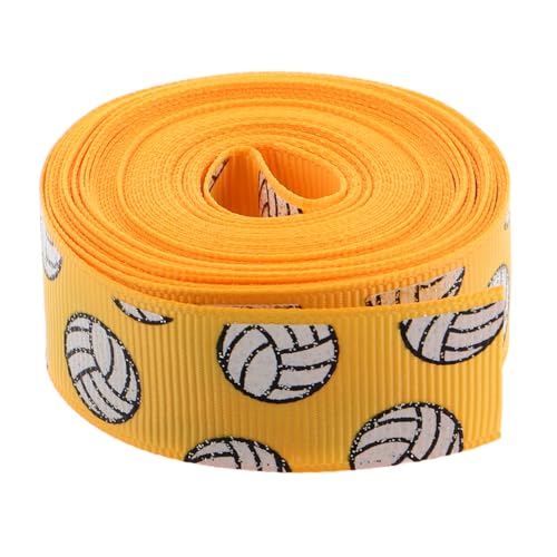 Yardwe Volleyball Ripsband Polyester Fade Beständiges Sportband für Bastelarbeiten Dekorationen und Geschenkbänder Yards für Volleyballgriffe und Kreative Projekte Yardwe Volleyball Ripsband Polyester Fade Beständiges Sportband für Bastelarbeiten Dekorationen und Geschenkbänder Yards für Volleyballgriffe und Kreative Projekte von Yardwe