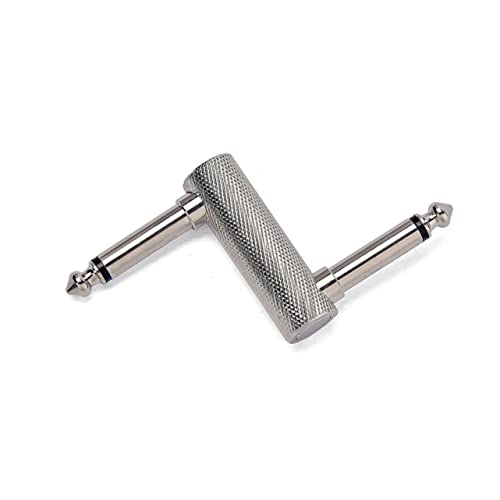 Yardwe Z Effektpedal Kupplung Klinkenstecker für Gitarre Bass Langlebig Niedrige Geräuschentwicklung Geeignet für Pedalboards Silber Yardwe Z Effektpedal Kupplung Klinkenstecker für Gitarre Bass Langlebig Niedrige Geräuschentwicklung Geeignet für Pedalboards Silber von Yardwe