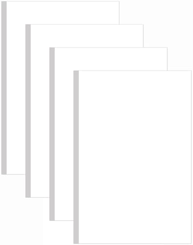 (4er-Pack) 27,9 x 43,2 cm weißes Kartonpapier in rechtlicher Größe – 200 Blatt hochwertiger, glatter Karton mit 36,3 kg Einband, perfekt für Dokumente, Programme, Menüdruck von Yaridar