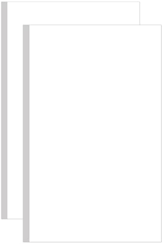 Blanko-Druckpapier, 21,6 x 35,6 cm, 100 Blatt/200 Seiten, blanko, lose Blätter, DIY-Vorlagendruck im Büro/Zuhause/Schule, 100 g/m², blanko, 2 Stück Blanko-Druckpapier, 21,6 x 35,6 cm, 100 Blatt/200 Seiten, blanko, lose Blätter, DIY-Vorlagendruck im Büro/Zuhause/Schule, 100 g/m², blanko, 2 Stück von Yaridar