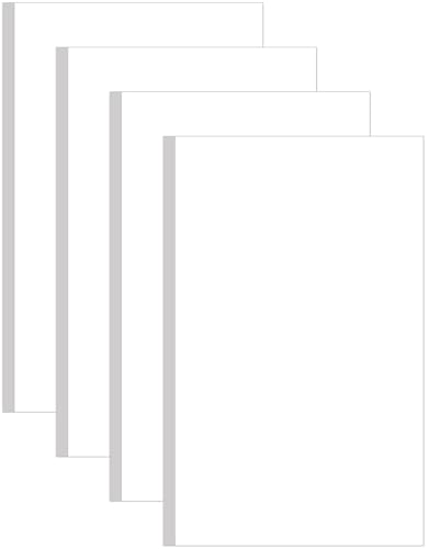 Kartonpapier, 21,6 x 35,6 cm, Weiß, legale Größe, 200 Blatt, hochwertiger, glatter Karton mit 36,3 kg Einband, perfekt für Kunst und Handwerk, Dokumente, Programme, Speisekarten, Poster, 4er-Packung von Yaridar