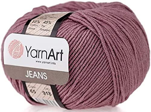 55% Baumwolle 45% Acryl YarnArt Jeans Sport Garn 1 Knäuel 50 g 65 von Yarn Art