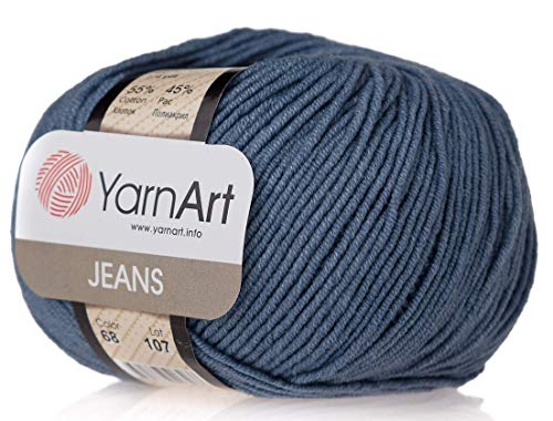 55% Baumwolle 45% Acryl YarnArt Jeans Sport Garn 1 Knäuel 50 g 55% Baumwolle 45% Acryl YarnArt Jeans Sport Garn 1 Knäuel 50 g von Yarn Art