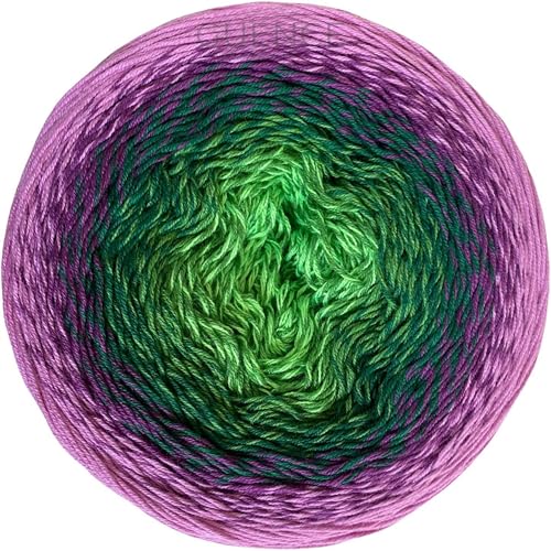 Yarn Art Blumengarn, 55 % Baumwolle, 45 % Acryl, 250 g, 90 m, mehrfarbiges Baumwollgarn, Regenbogen-Häkelgarn, Frühling, Sommer 2 Sport (313) von Yarn Art