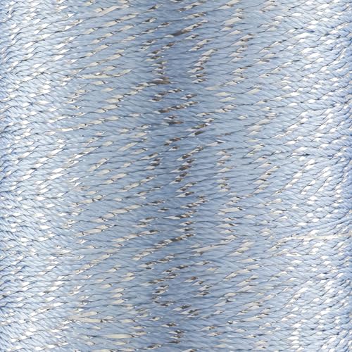 YarnArt Camellia Metallic Shimmer feines Garn – Polyester und Metallgarn zum Häkeln, Sticken und Schmuckherstellung – 20 g & 50 g Knäuel, 192 m (Blau, 50 g Knäuel) von Yarn Art
