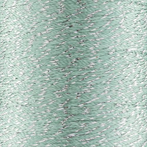 YarnArt Camellia Metallic Shimmer feines Garn – Polyester und Metallgarn zum Häkeln, Sticken und Schmuckherstellung – 20 g & 50 g Knäuel, 192 m (Cottage Green, 50 g Knäuel) von Yarn Art