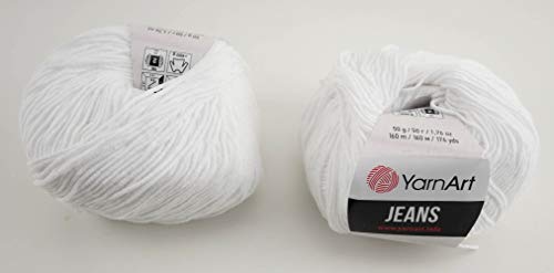 YarnArt Jeans Garn Baumwollgarn Amigurumi Babygarn Wolle 50g Yarn Art 160m/50g (62) von Yarn Art
