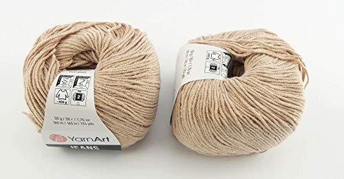 YarnArt Jeans Garn Baumwollgarn Amigurumi Babygarn Wolle 50g Yarn Art 160m/50g Yarnarts (87) von Yarn Art