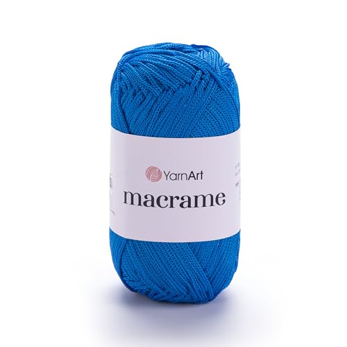 YarnArt Makramee Schnur - Starkes & Vielseitiges Makramee Garn zum Stricken, Häkeln & DIY Handwerk - 100% Polyester, 90g (130m) - Perfekt für Wandbehänge, Taschen, Heimdekoration & mehr (139, Regular) von Yarn Art