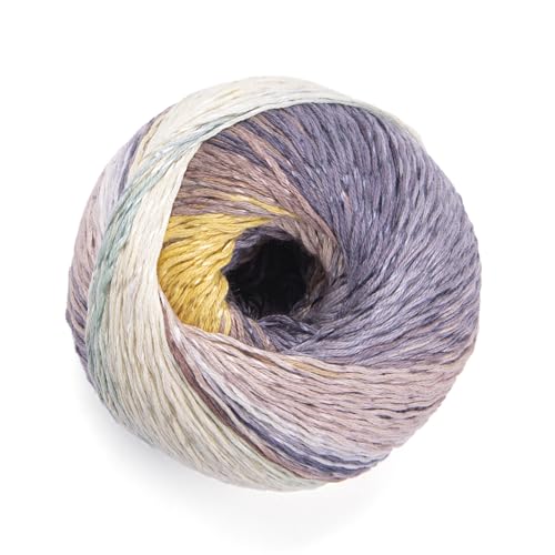 YarnArt Summer Dream 4310 Baumwollmischgewebe, 96 g, 380 m, Regenbogen-Garn für alle Jahreszeiten, geeignet zum Stricken von Blusen, Schals, Schals und Pullovern, fein 2 von Yarn Art