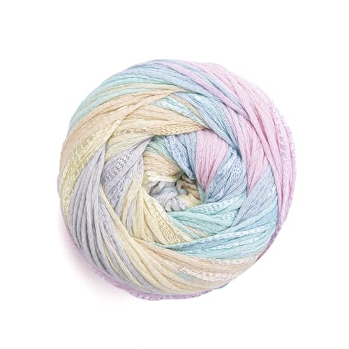 YarnArt Symphony Dream 3108 Baumwollgarn, 80 % Baumwolle, 20 % Viskose, Regenbogenfarben, mehrfarbig, geeignet für alle Blusen, Kleider, Schals, Taschen, Hüte, 273 m, 1 Knäuel YarnArt Symphony Dream 3108 Baumwollgarn, 80 % Baumwolle, 20 % Viskose, Regenbogenfarben, mehrfarbig, geeignet für alle Blusen, Kleider, Schals, Taschen, Hüte, 273 m, 1 Knäuel von Yarn Art